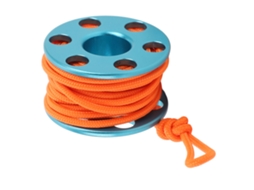 Urbannova-reel De Dedo Para Mergulho Com Linha Glow Em Alumínio Azul