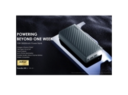 Bateria Portátil LAXISCREED 30000mah 15w Recarga Rápida