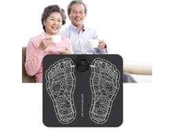 Tapete Massageador Elétrico Para Os Pés Com Estimulação Ems, Dispositivo Para Alívio Da Dor Nos Pés Com 6 Modos E 9 Níveis De Intensidade Para Re