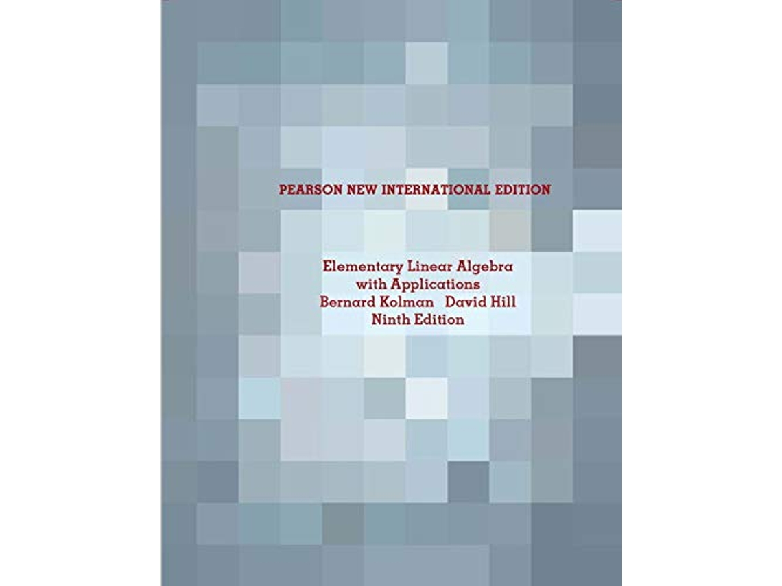 Livro Elementary Linear Algebra with Applications de Bernard Kolman (Inglês)