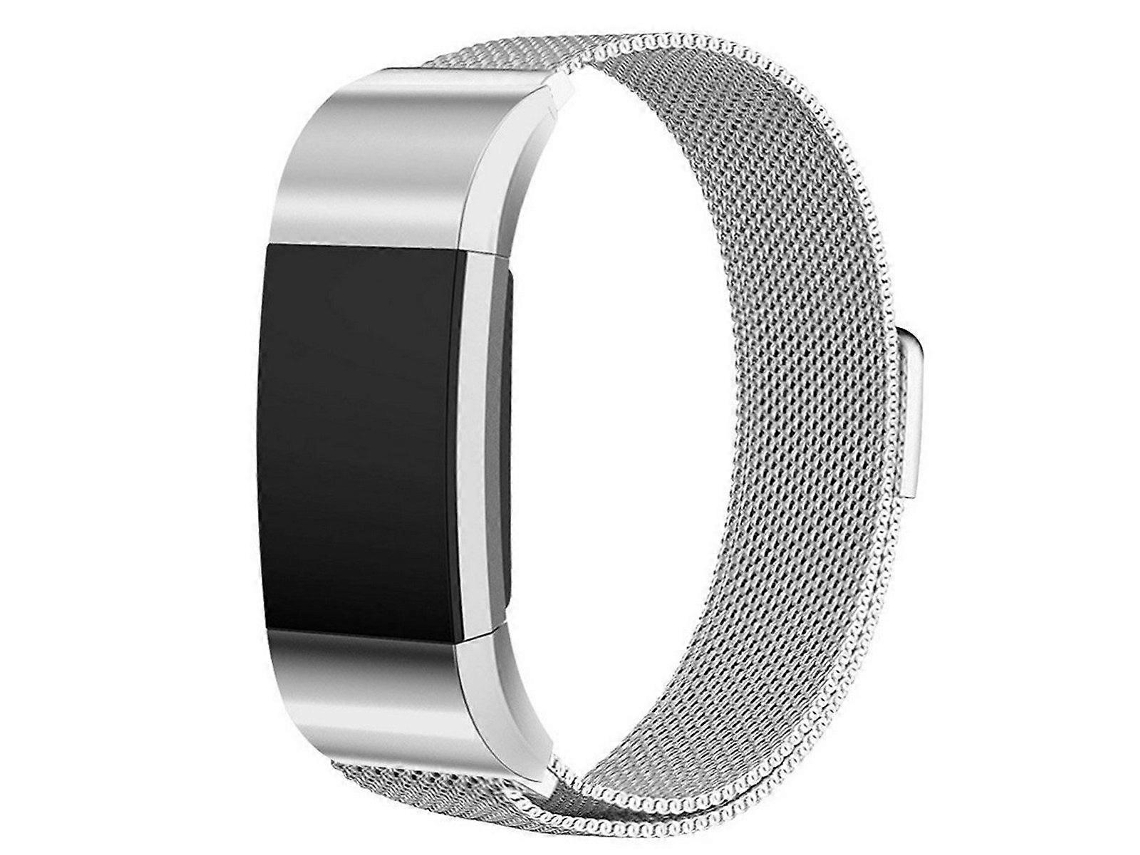 Pulseira Milanesa para Fitbit Charge 2, Prata, Ebike
