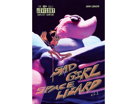 Livro Sad Girl Space Lizard de Iggy Craig (Inglês)