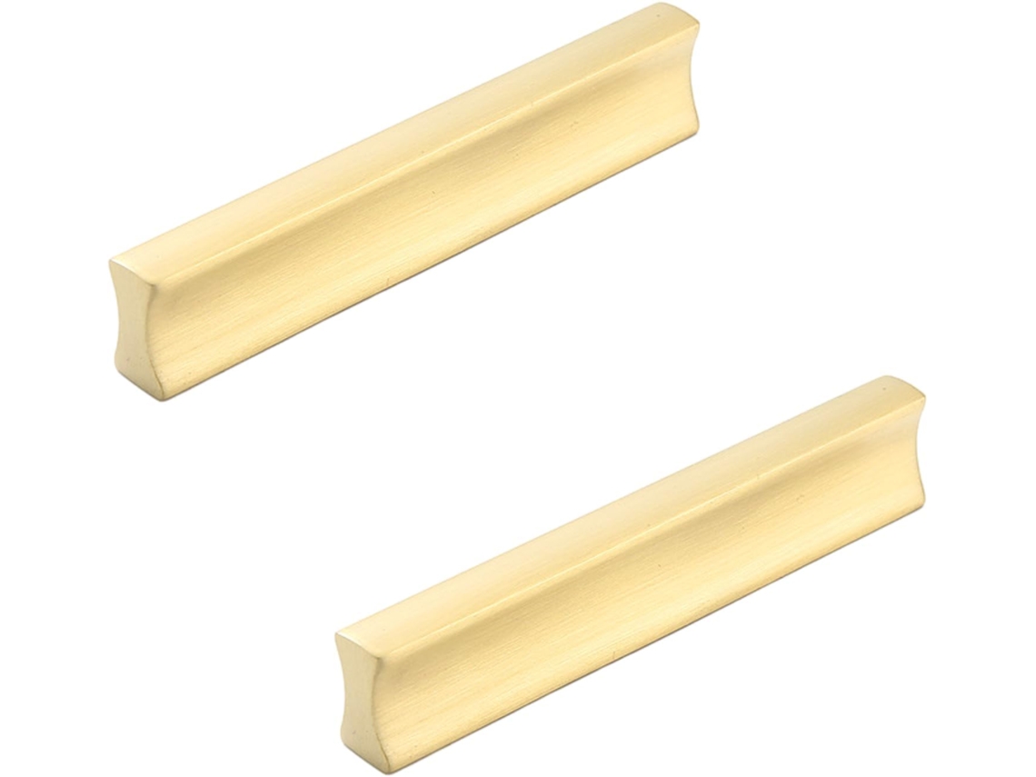 Puxadores De Gaveta, Conjunto De 2-puxadores Em Latão Acetinado Dourado Vintage Para Guarda Roupa, Armário De Cozinha