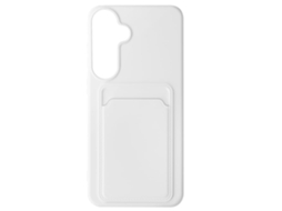 Lurelia Capa Carteira Para Samsung Galaxy S24 Plus Silicone Flexível Branco