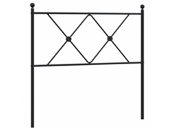 Cabeceira de substituição de 90 cm em metal marrom, exclusiva da MAISON.