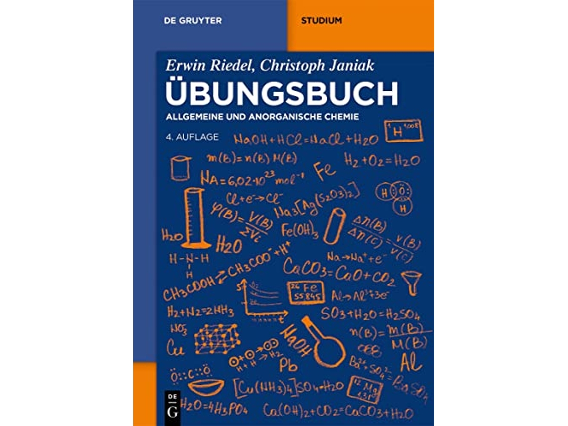 Livro Übungsbuch Allgemeine und Anorganische Chemie de Gruyter Studium German Edition de Erwin Riedel Christoph Janiak (Alemão)