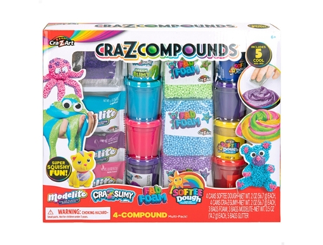 Cra-z-art Multipack Slime Plasticine And Pasta Modelite Colorido