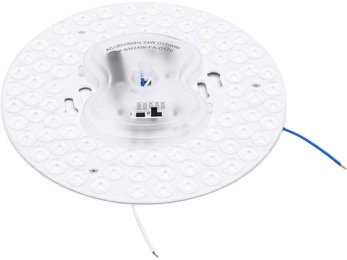 Painel De Led Chiciris 6,6 Polegadas Para Ventilador Teto, Placa