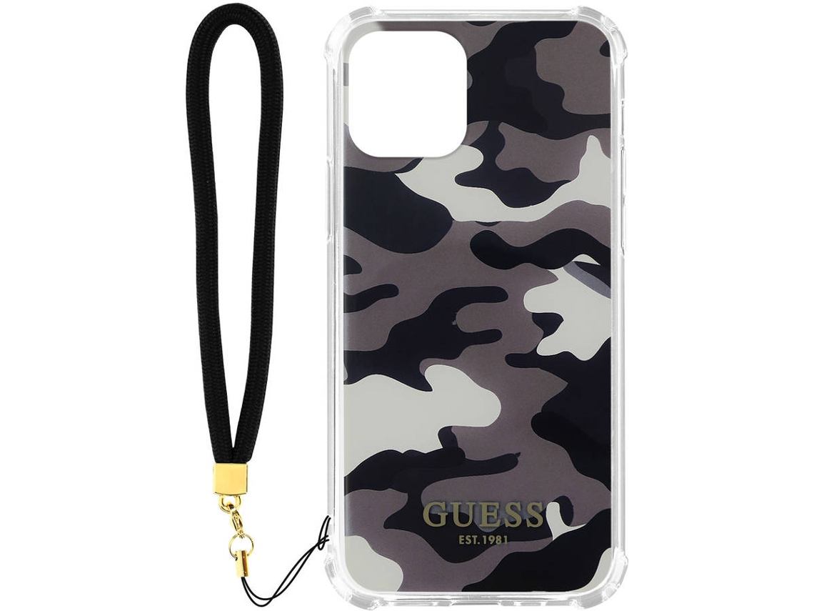 Capa iPhone 12 Pro Max GUESS BACK-KSAR-BK-12PM Cinzento