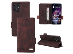 Capa De Couro Com Fecho Magnético Para Celular