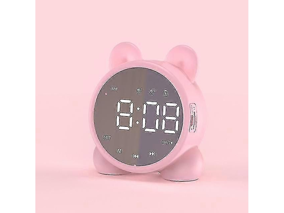 Bluetooth Espelho Relógio de Mesa Alarme Infantil GOKOCO