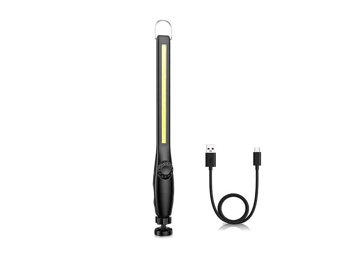 Lanterna Led Cob, Luz De Trabalho Magnética, Lanterna Portátil Recarregável Usb, Luz De Inspeção Para Camping C Olysi Shop
