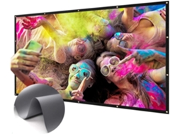 Tela de Projeção 150 Polegadas 16:9 Hd Antirreflexo Portátil