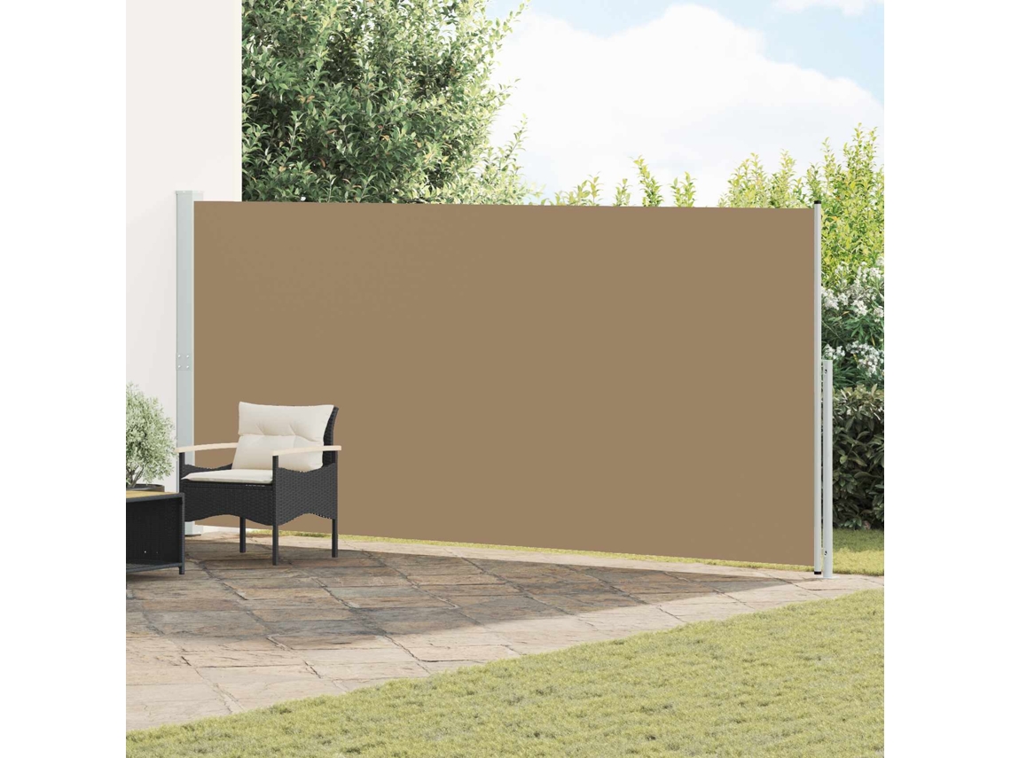 Vidaxl Toldo Lateral Retrátil 200 X 300 Cm 100% Poliéster, Ferro E Aço