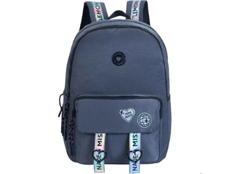 Mochila Dupla Miss Holo Cinzenta MISS LEMONADE