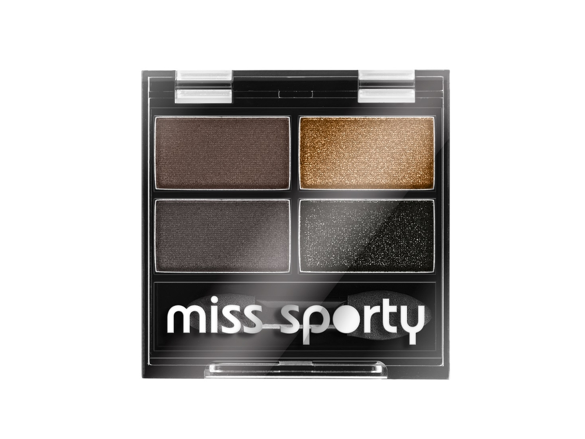 Estúdio De Cores Miss Sporty Quattro Sombra De Olhos 414 100 Smokey, 5g
