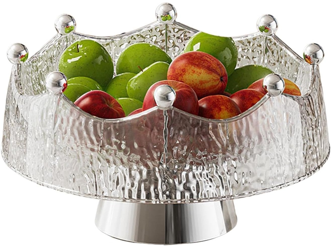 Fruteira Para Bancada, Bandeja De Mesa, 28 Cm, Peça Central