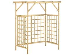 Pergola, Pergolas Vidaxl Marrom Madeira De Pinho (140 X 80 X 168 Cm)