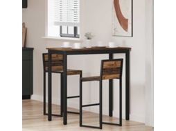 Vidaxl Mesa De Bar Em Pé Madeira Processada