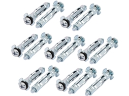 Conjunto de 15 Parafusos de Expansão com Rosca M4 para Paredes Ocas de 3mm a 12mm CHABERLU