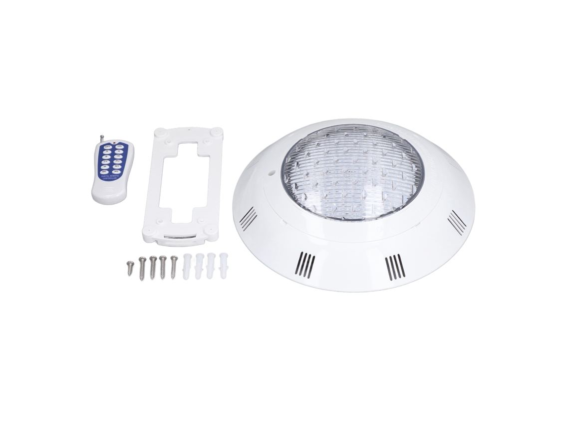 Rebe-luz Led Sumergível Ac12v Ip68 Impermeável 45w Rgb Multicolor Com Controle Remoto Para Piscina E Estanque