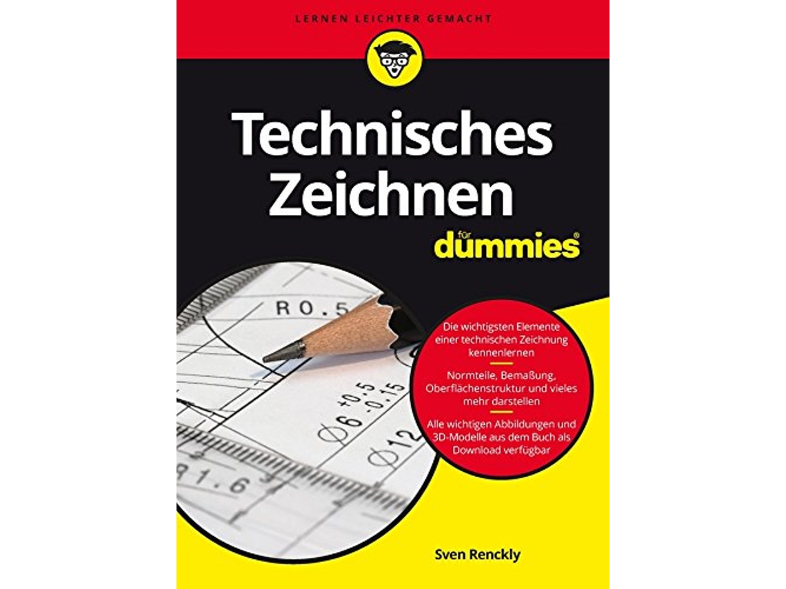 Livro Technisches Zeichnen für Dummies de Sven Renckly (Alemão)