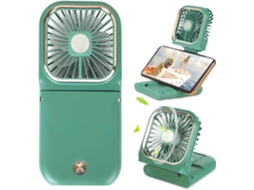 Ventilador Mini EIFSON 5 em 1 com Cordão Pescoço 3 Velocidades