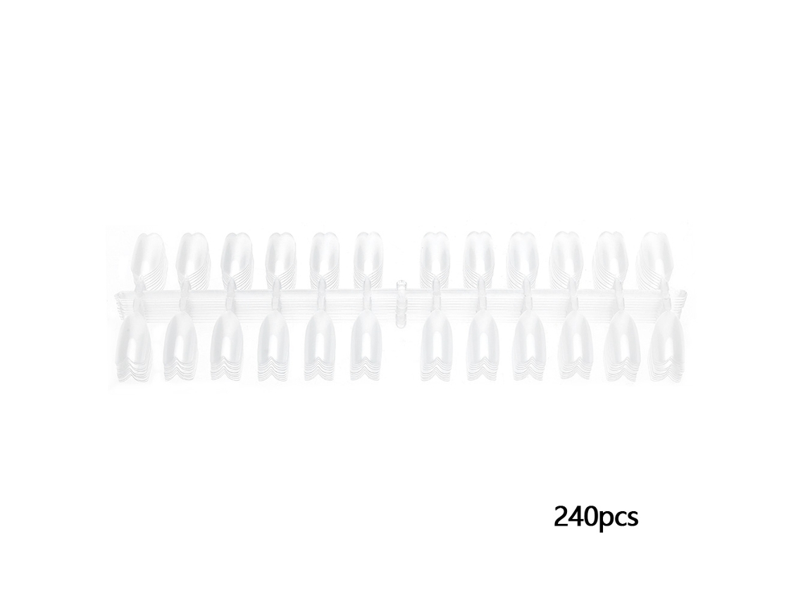 240 Unhas Práticas Para Manicure, Mostrador De Cores De Esmalte E Gel, Ferramenta Transparente Para Praticar Unhas