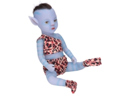 Primerox boneca Reborn de Silicone Cute 12 Polegadas com Membros Móveis e Mamadeira para Crianças