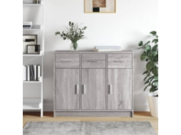 Aparador 91x28x75 cm Derivados de Madera Sonoma Gris