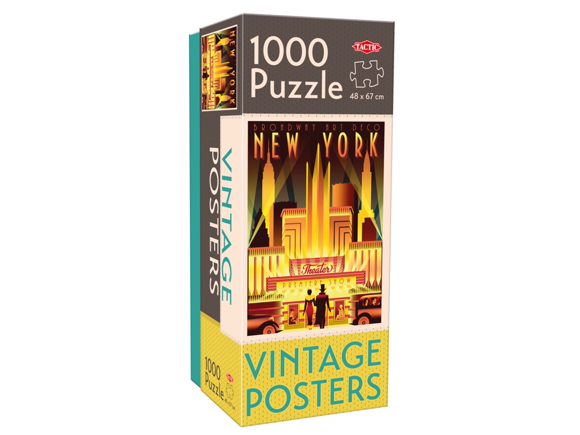 Puzzle TACTIC Vintage New York 1000 Pcs 1000 Peças Cidade