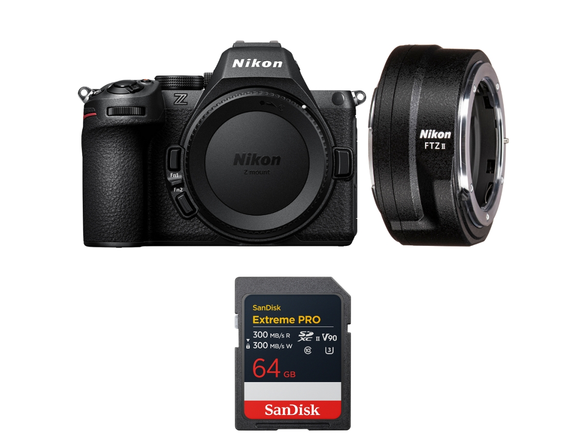 Z5 Ii + Ftz Ii + 1 Sandisk 64gb Extreme Pro Uhs ii Sdxc + Ebook “20 Dicas para Fotos Que Impressionam” NIKON