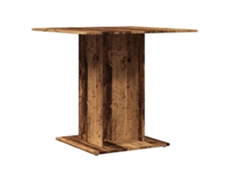 Mesa de Jantar Derivados de Madeira Madeira Velha MAISON EXCLUSIVE 80x80x75 cm
