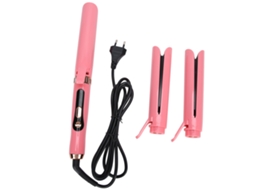 Prancha de cabelo elétrica 3 em 1 2026 com cabeças removíveis, alisador de cabelo, plugue europeu 220V