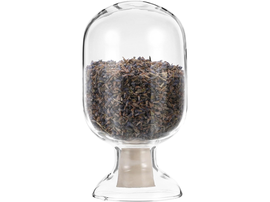 Garrafa De Vidro Transparente De 250ml Com Superfície Lisa E Design Elegante.