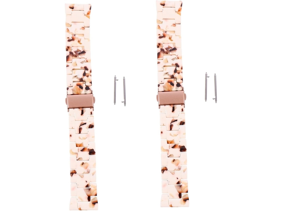 2 Pulseiras Elegantes De Resina Para Relógio Inteligente, Ideais