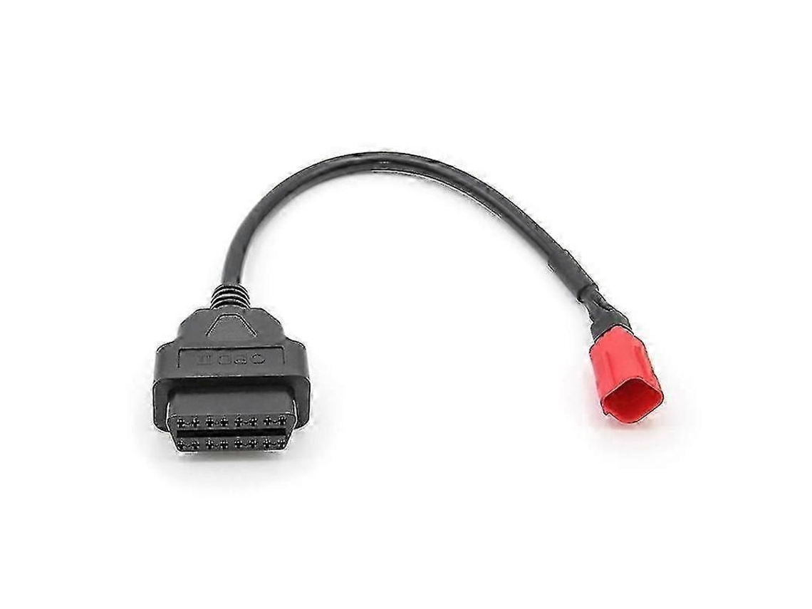 Adaptador De Diagnóstico Para Moto Ktm 6pin Para 16pin Obd2 Cabo Conector Flexível Durável 15cm Honda 6p