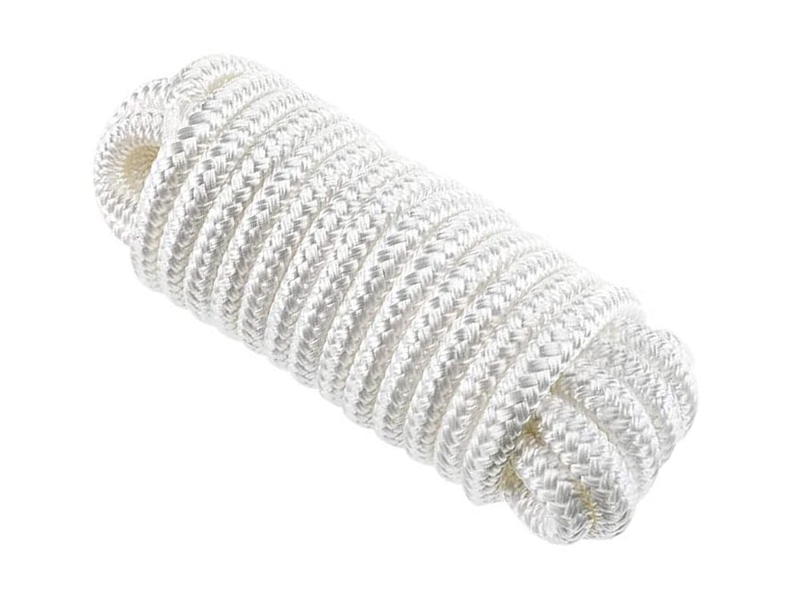 Corda Flutuante de 6 Mm com 25 Metros para Âncora, Amarração, Barco, Uso Náutico, Cais, Canoa, Reboque, Barraca, Camping AQUAFORGE