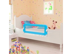 Vidaxl Barra De Segurança Para Cama De Criança 2 Pcs 102x42 Cm Azul
