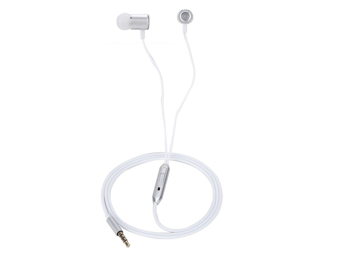 Fones de Ouvido com Fio EOOCOO (intra auriculares de Metal, Grave Pesado)