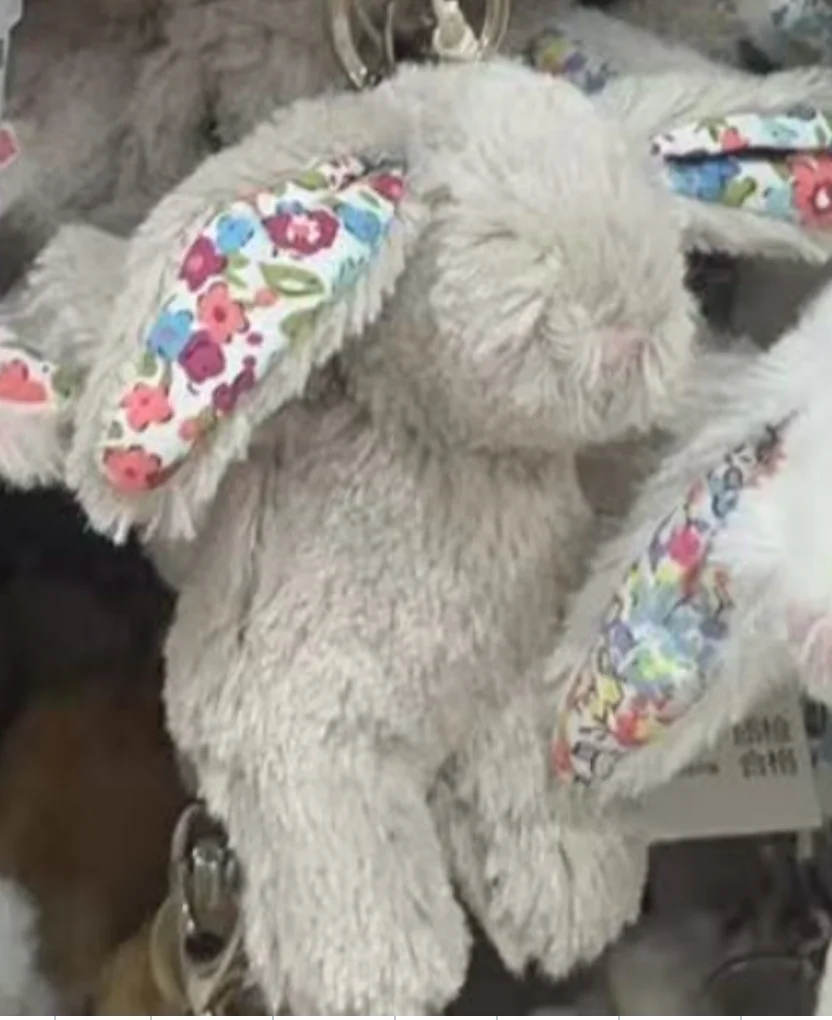 Chaveiro De Pelúcia Fofo De Coelho Marrom, Pingente De Brinquedo Macio. Decoração Para Bolsa.