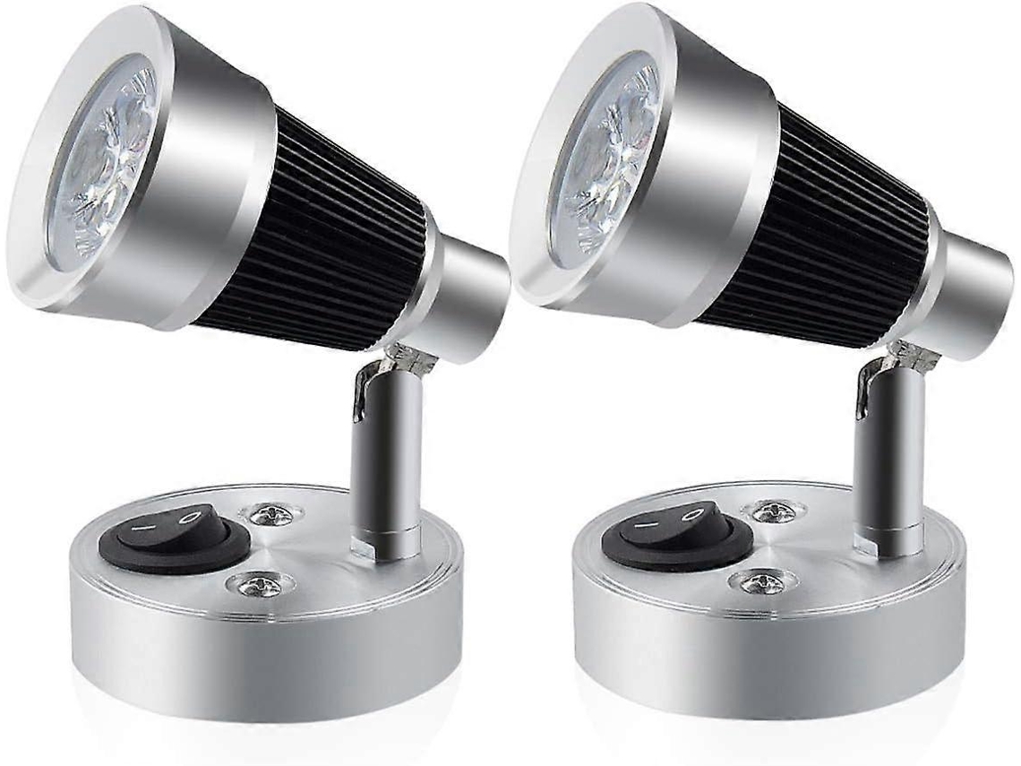 Luminária Led De Leitura De 12v Para Rv, 3w, Holofote De Parede Para Interior De Rv Nostalgia88