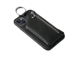 Capa De Couro Simples Para Iphone 14, Preta, Capa Anti-queda De Cor Solta