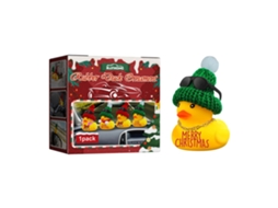 Enfeite de Natal para Carro LAXISCREED com Patinho de Borracha