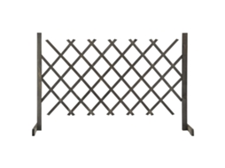 Vidaxl Vedação Em Treliça Para Jardim 120x90 Cm Abeto Maciço Cinzento