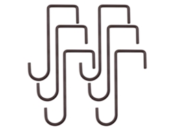 6 Ganchos de Cercado 2x6 Polegadas para Luzes Plantas Aves