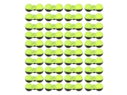 Alarme de Mordida de Peixe Plástico 40pcs Preto e Verde