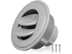 Kit De 60 Capas Decorativas Para Sprinklers De Incêndio, Em Aço Inoxidável, Cor Prata, Com Design Extensível De Dupla