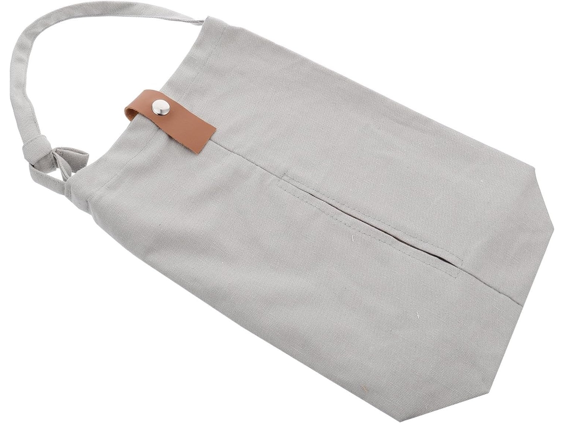 Suporte para lentes Cinza Canvas para carro, organizador de assento de carro para penduration