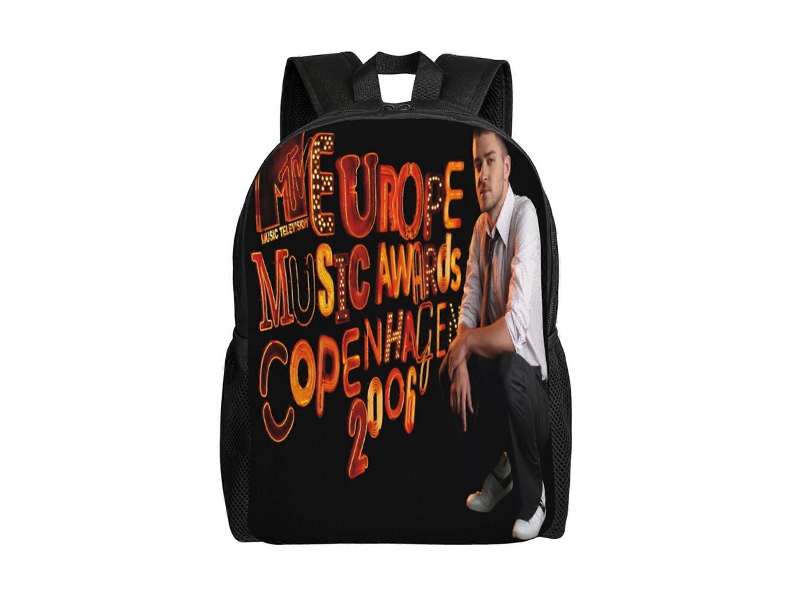 Mochila De Estudante Justin Yimberlake S33, Durável E Leve, Com Alça De Ombro Impermeável E Respirável C33 Olysi Shop